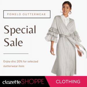 Special SALE untuk produk Outterwear dari POMELO. Only selected item SALE 20%.Kamu bisa mendapatakan produk ini hanya di #ClozetteShopee. Ayo belanja sekarang juga
http://bit.ly/33qeYnL