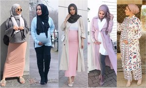 Hijab Fashion Bloggers Slayed Their Pregnancy Style - Hijab Fashion Inspiration