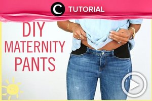 Tak perlu membeli jeans baru ketik hamil, kamu bisa melakukan hal berikut untuk mengubah jeans lamamu menjadi maternity pants. Lihat caranya di: http://bit.ly/2MQydyo. Video ini di-share kembali oleh Clozetter @Zahirazahra. Intip juga tutorial lainnya di Tutorial Section.