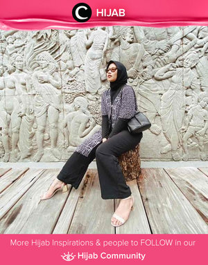 In the mood for smart casual look today? Steal Clozetter @ayurahayuu's style! Simak inspirasi gaya Hijab dari para Clozetters hari ini di Hijab Community. Yuk, share juga gaya hijab andalan kamu.