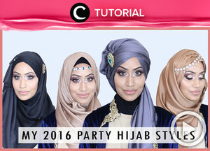 Masih ada agenda pesta di akhir tahun? Jangan sampai salah kostum, yuk tampil lebih elegan dan glamor dengan gaya hijab berikut ini http://bit.ly/2h5AJpC. Video ini di-share kembali oleh Clozetter: aquagurl. Cek Tutorial Updates lainnya pada Tutorial Section.