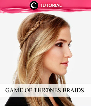 Film "Game of Thrones" memang bisa menjadi inspirasi untuk gaya rambut indahmu. Yuk, ikuti tutorialnya, di sini http://bit.ly/20KlSOi. Video shared by Clozetter: chocolatelove. Cek Tutorial Hair Update lainnya, disini http://bit.ly/tutorialhair. See All Tutorials: http://bit.ly/alltutorials
