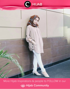 She looks pretty in hijab casual style. Simak inspirasi gaya Hijab dari para Clozetters hari ini di Hijab Community. Image shared by Clozetter @chacachac. Yuk, share juga gaya hijab andalan kamu