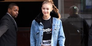 Gigi Hadid Proves Denim and Workout Gear Make a Great Combo