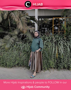 Clozetter @uswhaaa shared her comfy yet stylish preggo look. Simak inspirasi gaya Hijab dari para Clozetters hari ini di Hijab Community. Yuk, share juga gaya hijab andalan kamu.