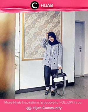 Get instant formal look with blazer. Simak inspirasi gaya Hijab dari para Clozetters hari ini di Hijab Community. Image shared by Clozetter: @nietta_vyo. Yuk, share juga gaya hijab andalan kamu
