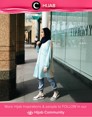 Jogger and flat sandals on her mood for this Sunday. Simak inspirasi gaya Hijab dari para Clozetters hari ini di Hijab Community. Image shared by Clozetter: alshe. Yuk, share juga gaya hijab andalan kamu 