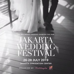 @weddingku and @dyandrapromosindo present The Real Biggest Wedding Exhibition This Year, Jakarta Wedding Festival! Mark your calendar 26-28 July 2019 at Jakarta Convention Center. Starting soon we will be giving more information, so stay tuned! #JWF2019.Photography : @davidsalimphotographyVideography : @panjiindraMakeup & Hairdo: @priscillamyrna Dress: @satustudiosHair Accessories: @rinaldyyunardiJewelry: @franknco_id Suit: @wonghangtailor Muse: @judithayu & @kevibrahim from @theateam_mgtStylist: @sekarlarasati.Jakarta Wedding Festival is organized by @weddingku and @dyandrapromosindo.#ClozetteID