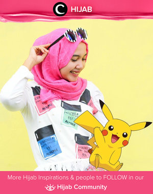 Apakah kamu juga ikut bermain Pokemon Go, Clozetters? Sudah mendapatkan pokemon kuning lucu yang satu ini? Simak inspirasi gaya di Hijab Update dari para Clozetters hari ini di Hijab Community. Image shared by Clozette Ambassador: mellarisya. Yuk, share juga gaya hijab andalan kamu bersama Clozette.