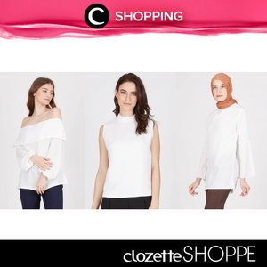 Lengkapi gaya chic dan stylishmu dengan outfit serba putih. Belanja outfit serba putih dari berbagai ecommerce site dengan harga di bawah 350K di #ClozetteSHOPPE!  http://bit.ly/whitefashion
