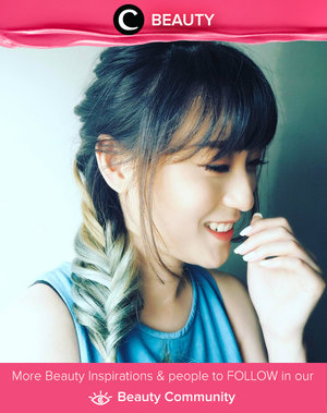 Fishtail braid + dye hair. Simak Beauty Updates ala clozetters lainnya hari ini di Beauty Community. Image shared by Star Clozetter: @hisafu. Yuk, share beauty product andalan kamu.
