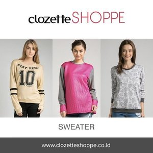 It's sweater weather, Clozetters! Sweater akan membuat kamu merasa hangat tapi masih bisa terlihat modis. Belanja sweater model terbaru yuk di #ClozetteSHOPPE! http://bit.ly/1Q0D9iR
.
.
.
#sweater #sweaters #jualsweater #ClozetteID #onlinestore