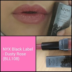 NYX Black Label LipstickColor : Dusty Rose (BLL108)Comment : Soft color (favorite kl kt yg jualnya), very Creamy but not shiny and have a sweet fruit fragrant.
Visit my blog for more review dymartha.blogspot.com
#Lipstick #Makeup #Beauty #ClozetteID