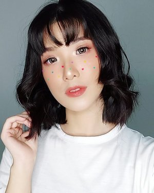Rate from 1-10 how cute this colorful freckles???
.
Colorful freckles: Snow app
Makeup: @makeupbynabilla
.
.
.
.
.
.
.
.
.
.
.
.
.
#ivgbeauty #indobeautygram #makeuptutorial #makeup #wakeupandmakeup #undiscovered_muas #indobeautyblogger  #beautybloggerindonesia @tampilcantik #tampilcantik #ClozetteID #ibv #tutorialmakeup #ragamkecantikan @ragam_kecantikan #inspirasicantikmu @zonamakeup.idq1