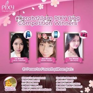 Yeayy, ty @pixyindonesia :)) #pixyindonesia #clozettedaily #clozetteid #bblogger #blogger #bloggerindo #cerah12jam #pixyblogcompetition #beautyblogger