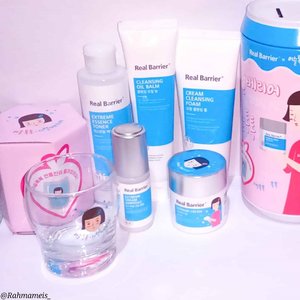 💙Gratitude post 💙Hello friend, I was given 1 chance out of 50 people to try products from @stylekorean_global #trymereviewme . And thank you for @realbarrier and @stylekorean_global giving me the opportunity that I have been waiting for.....The products given consist of 5 products and 2 special gifts from them 💙 Real Barrier Cleansing Balm 100gr 💙 Real Barrier Cream Cleansing Foam 150gr 💙 Real Barrier Extreme Essence Toner 190ml 💙 Real Barier Cream Ampoule 30ml 💙 Real Barrier Extreme Cream 50 ml  Special Gift 💙LEESLE TOK TOK (Glass Cup 1ea + Coin Bank 1ea)...#stylekorean #stylekorean_global #realbarrier #TrymeReviewme #skincare #dryskin #dehydratedskin#kbeauty #skincareroutine #skincarediary #skincarelover #skincarecommunity #beauty #beautycommunity #clozetteID #beautyblogger #sensitiveskin #dryskin #skinbarrier #koreanbeauty