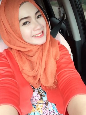 #hijab#orange#smille#hijabb#moeslim#
