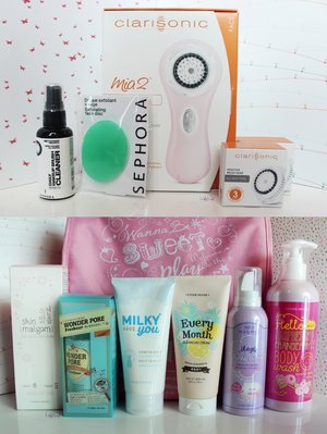 blogged about my beauty haul during my holidays ^^ http://violetbrush.blogspot.com/2015/01/holiday-beauty-haul-clarisonic-sephora.html
