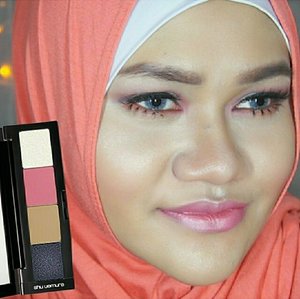 Color Atelier, Shu Uemura, was stepped into an inovation. They launched a set of colors, inspired by Japanese phylosophy of beauty. The good news is, the plate of eye shadow palette was reusable, even if we want yo changed the colors inside the plate. These colors, ME 906, M pink, P 863, IR 985 work so good on my eyes. I called them as "Fantasy Palette", because the colors brings a fantasy onto my eyes. 
@shuuemuraid #coloratelier #mycoloratelier #coloratelierchallenge #shuuemuraid #Clozetteid 