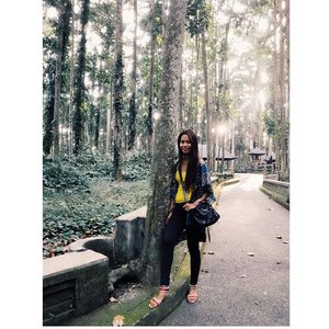 Sangeh! One of the monkey forrest you can visit in Bali, very nice natural forrest landscape with bunch of monkeys... They are not "mean" , so you can just relax and enjoy your walk ❤️ #sangehmonkeyforrest  #blogger #travelblogger #cathrinezietraveling #holiday #bali #indonesia #ClozetteID #latepost