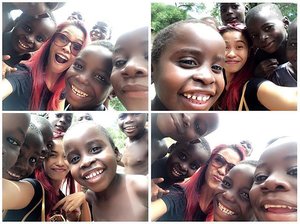 Selfie of the day ❤🤣😂 For the first time in my life.. I had too much competition for taking selfies 😂🤣😁 lol

These lovely kids are crazy about taking picture... I love them and blessed I can spent a little time with them! Lovely lively kids that deserved to live in a place just like most of us... Trust me guys!!! We are so fucking lucky living in a modern country.... so damn lucky! 🙏

#cathainafrica #africa #malawi #lakemalawi #funafrica #starclozetter #clozetteid #iloveafrica #travelgram #travel #instatravel #indonesianlivinginbangkok #indonesianmakeupartist #indonesian #holiday #thistimeforafrica #selfie #wefie #fun #africankids