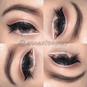 #me #myself #eyes #eyemakeup #eyeshadow #browneyeshadow #pinkeyeshadow #falselashes #eyeliner #blackeyeliner #geleyeliner #blackgeleyeliner #softlens #x2softles #x2diva #makeup #motd #eotd #fotd #wardah #makeover #ltpro #inez #clozetteid