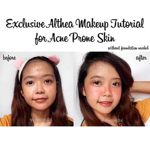 This is my secret, don't tell anyone 🙊🙊🙈🙈.having acne is always hard, i know.. sometimes we need to makeup (like going to event or stuffs), but afraid that the makeup will clogged your pores, or make ur acne getting worst 😭..i share my secrets on my post! Click link on my bio to know how I do my makeup but still can heal my acne at the same time 😘 ..p.s : i write my blog post in Bahasa Indonesia, if u need some translate, just DM me 😘😘..p.s number 2 : this is natural korean makeup look and i don't use any foundation or cushion, learn my secrets and hacks on my blog post!!..#altheakorea #altheamakeup #AltheaAngels #widlimHR #clozetteID