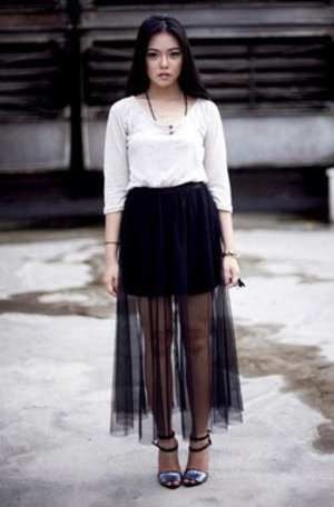 Internet Inspiration - Awesome black and white outfit.