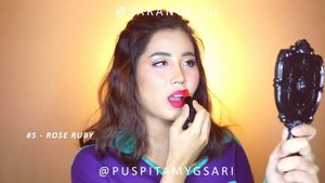 Dreamy Matte Lipstick from @sarange_id 💞💞💞💞
#1 Perfect Nude
#2 Cherry pink
#3 Chiffon Red
#4 Glam Berry
#5 Rose Ruby
Best colors, matte finish, moisturizing, pigmented, and easy to blend!!
.
🎶4 Minute - Watcha Doin' Today?
🎥SONY A6000
@indobeautygram @indovidgram
#sarange #lipswatch #ivgbeauty #indobeautygram #clozette #clozetteid #beautyjunkie #beautyjunkies #instamakeupartist #makeupporn #makeuppower #beautyaddict #fotd #motd #eotd #makeuptutorial #beautyenthusiast  #makeupjunkie #makeupjunkies #beautyvlogger #wakeupandmakeup #hudabeauty #featuremuas #undiscovered_muas