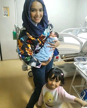 Visit Baby Mahrez 💓💓👶👶 #newborn #baby #instakids #instababy #ClozetteID #clozetteidgirl #hijab