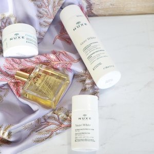 Nuxe's product with all the selective natural ingredients and eco design approach, that suits all ages and all skin type.

soon to be reviewed on my blog. 
you can find Nuxe at the one and only. @sephoraidn store.

#ClozetteID #nuxewhite #nuxeparis #SephoraIDNBeautyInfluencer #beautyblogger #beautyjunkiee #bloggerslife #bloggerperempuan #skincare #natural #white #sephoraidn #mommyblogger