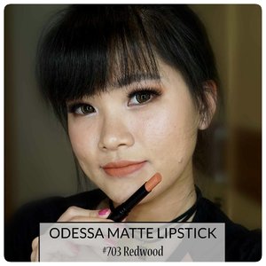 💋💋💋💋💋💋
Odessa Matte Lipstick
No.703 Redwood

Cek reviewnya di 👇
bit.ly/EB-luci

Atau lihat swatchesnya di 👇
bit.ly/SwatchesOdessaMatteLipstick

#BeautiesquadxEternallyBeauty #OdessaCosmetics #EternallyBeauty 
#Beautiesquad #mattelove
#BeautiesquadxEternally
#ClozetteStar #ClozetteID #JogjaBloggirls #bvloggerid  #IndonesianBeautyBlogger #BloggerIndonesia #BeautynesiaMember
