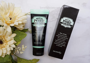 Kornelia Luciana: [Skincare Review] - Secret Key Black Out Pore Peel Off Pack Pore Tightening Effect