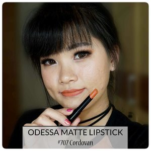 💋💋💋💋💋💋
Odessa Matte Lipstick
No.707 Cordovan

Cek reviewnya di 👇
bit.ly/EB-luci

Atau lihat swatchesnya di 👇
bit.ly/SwatchesOdessaMatteLipstick

#BeautiesquadxEternallyBeauty #OdessaCosmetics #EternallyBeauty 
#Beautiesquad #mattelove
#BeautiesquadxEternally
#ClozetteStar #ClozetteID #JogjaBloggirls #bvloggerid  #IndonesianBeautyBlogger #BloggerIndonesia #BeautynesiaMember