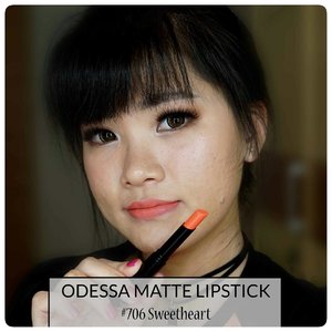 💋💋💋💋💋💋
Odessa Matte Lipstick
No.706 Sweetheart

Cek reviewnya di 👇
bit.ly/EB-luci

Atau lihat swatchesnya di 👇
bit.ly/SwatchesOdessaMatteLipstick

#BeautiesquadxEternallyBeauty #OdessaCosmetics #EternallyBeauty 
#Beautiesquad #mattelove
#BeautiesquadxEternally
#ClozetteStar #ClozetteID #JogjaBloggirls #bvloggerid  #IndonesianBeautyBlogger #BloggerIndonesia #BeautynesiaMember