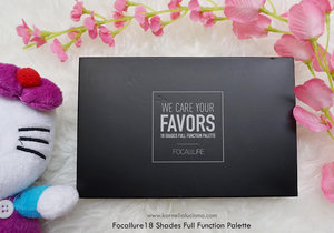 Kornelia Luciana: [Makeup Review] - Focallure 18 Shades Full Function Palette #Bright Lux