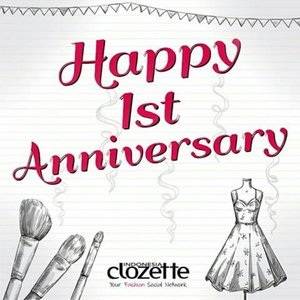 Happy Birthday @clozetteid
^0^
Semoga makin jaya dan maju terus setiap tahunnya ^^
#ClozetteID #Clozette1stAnniversary