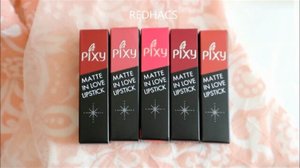 A little swatch video of @pixycosmetics
Matte in Love. 
Have you try them? 
What's your favorite color? 
Watch the full review and swatch video on my youtube channel. https://youtu.be/I50-L0HdLa0

Aku jg nulis di blog kok. Tenang saja. Lengkap sis. 👌👌👌
#pixymatteinlove #pixymattelipstick #lipstickmatte #review #makeupreview #snowcream #makeupjunkie #🌹 #makeover #ClozetteID #beautyblogger #beauty  #indonesian #bblogger  #instamakeup  #instabeauty  #beautybloggerid #setterspace #beautybloggersurabaya #surabayabeautyblogger
#indonesian