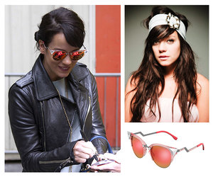 Spotted: Lily Allen Wears Fendi Iridia Sunglasses At The Vogue Festival In London