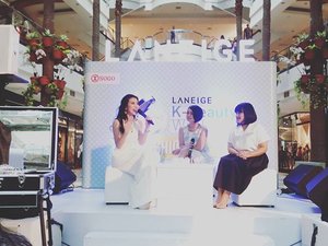 Laneige K-Beauty Week with this 3 amazing women♥ @bylizzieparra @alodita @kantywidjaja#laneigekbeautyweek #laneige #sharingsession #clozetteid