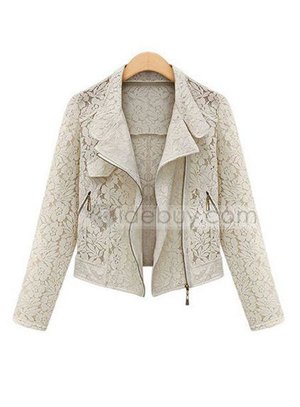 Beautiful All-matched Slim Lace Cut-Outs Cardigan Outwear  : Tidebuy.com