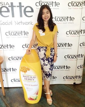 Earlier today at Clozette Bloggerbabes Gathering with @naturalhoney_id 🍯💖 #clozetteid  #bloggerslife