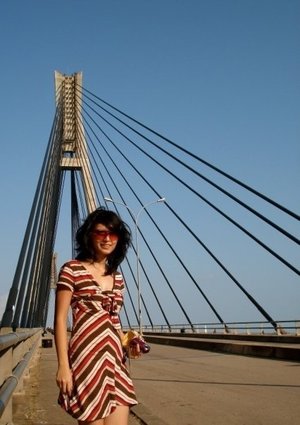 Proudly wore stripes at Barelang Bridge, Batam. #ClozetteID #CasualYetStillTrendy #AcerLiquidJade