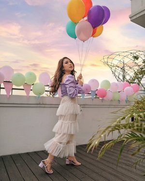 Carnival vibes in the air 🎡 Feeling fun and playful in this look, all I wanna do is just twirl and swing and dance 💃🏻 Lilac Top from @amaveeofficial Ruffle Tulle Skirt from @sorabelofficial Sling Bag from @handover.co Lilac Strap Heels from @noristudio_ x @jaclynariandra 📸 @steviiewong #PriStyleDiaries.....#whatiwore #portrait #womensfashion #fashionistas #parisian #feminine #playful #carnival #summer #elegant #parisienne #parisianstyle #dreamy #travelblogger #lotd #bloggerstyle #fashion #styleinspo #instastyle #blogger #styleblogger #stylist #fashionblogger #influencer #ootd #fashioninfluencer #style #outfit #clozetteid
