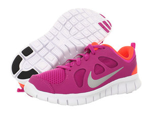 Nike Kids Free Run 5.0 (Little Kid) Fusion Pink/Total Crimson/Metallic Silver - Zappos.com Free Shipping BOTH Ways