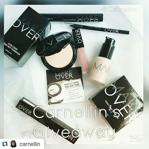 I'm hoping I can win these babies on #CarnellinGiveaway ♥♥♥ #giveaway #carnellingiveaway #makeup #makeover #cosmetic #win #hadiah #clozetteid #eyeliner #compactpowder #lipcolor #liquid #mascara #foundation