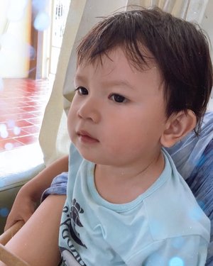 I adore his smileI cherish his hugs I admire his heart, but most of all i love that he is my little son 🥰😚😚...#axelkhalilgibran #axelbabydiary #axel1tahun4bulan #babyboy #axel16monthsold #clozetteid
