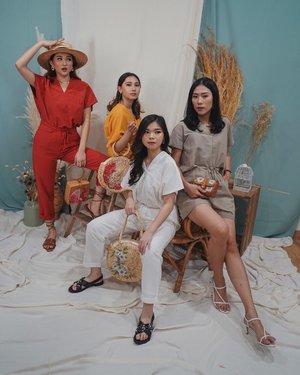 just realized we are four different characteristic in one frame, but in fact we connect each other —— dolled up SS’19 collection from @beatriceclothing ✨