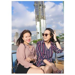 #starclozetter #clozetteid #holiday #trip #ootd #potd #asian #friends #girl #beauty #beautyblogger #indonesianbeautyblogger #friend #girl #bluesky #thailand #chaopraya