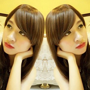 #throwback #latepost #makeup #beautyblogger #indonesianbeautyblogger #blogger #asian #chinesegirl #chinese #girl #wig #beauty #boldlips #ulzzang #uljjang #clozetteid #clozette #clozettedaily #selca #selfie #potd #fotd